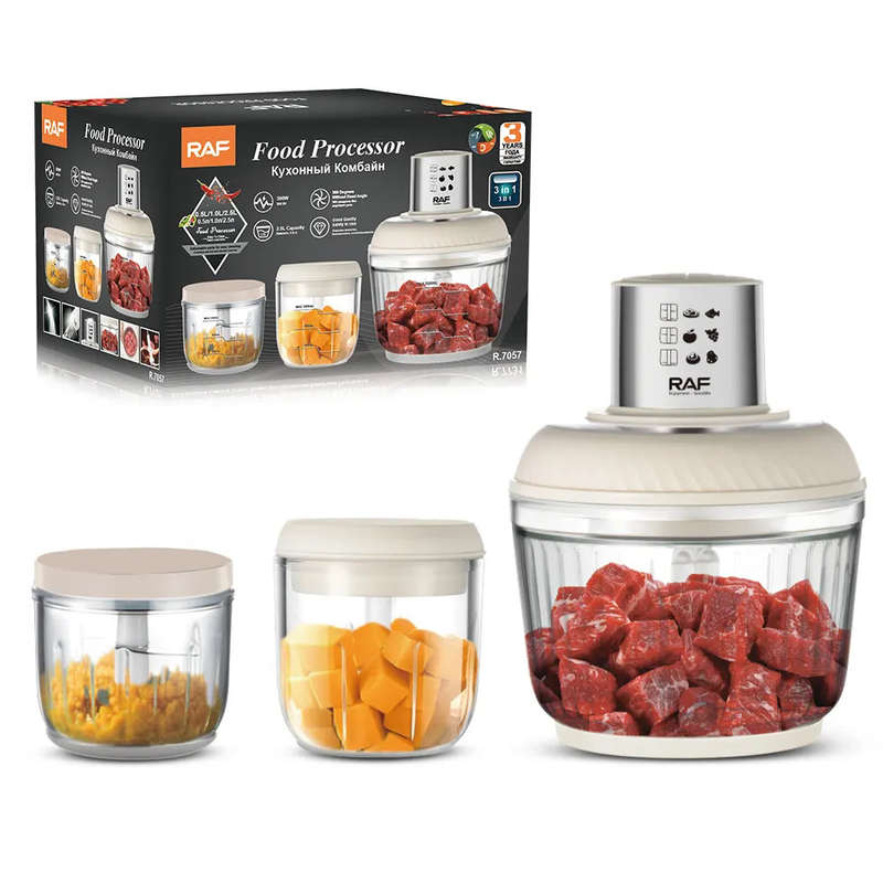 ZS - RAF R.7057 3 in 1 Food Processor 2.5L