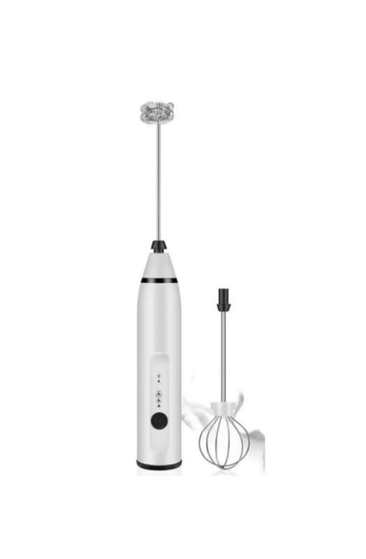 ZS - Rechargeable Portable 2 in 1 Milk Frother - Black