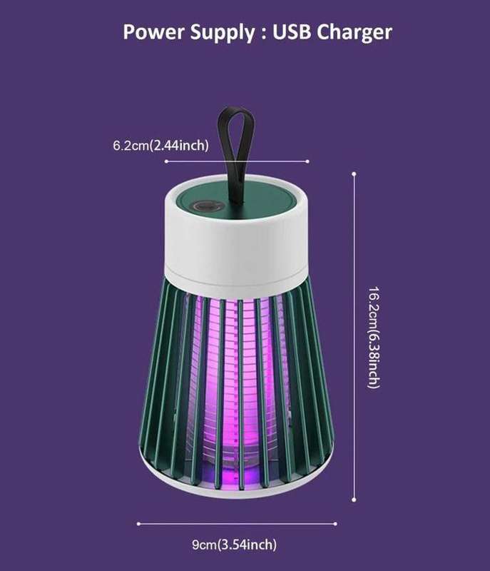 ZS - Rechargeable Mosquito Killer - Green
