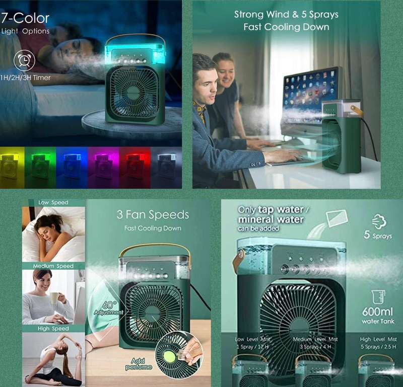 ZS - Desktop Air Cooler - Green