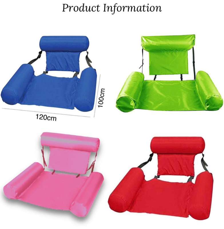 ZS - Inflatable Swimming Pool Float Chair - Blue
