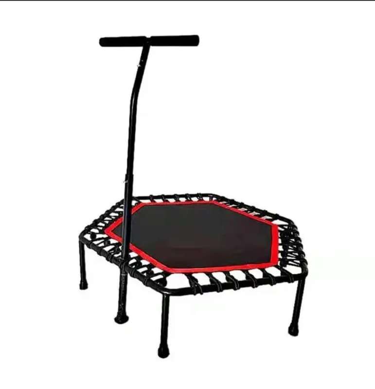 ZS -48 Inch Fitness Trampoline/Rebounder with Adjustable Handle - Green