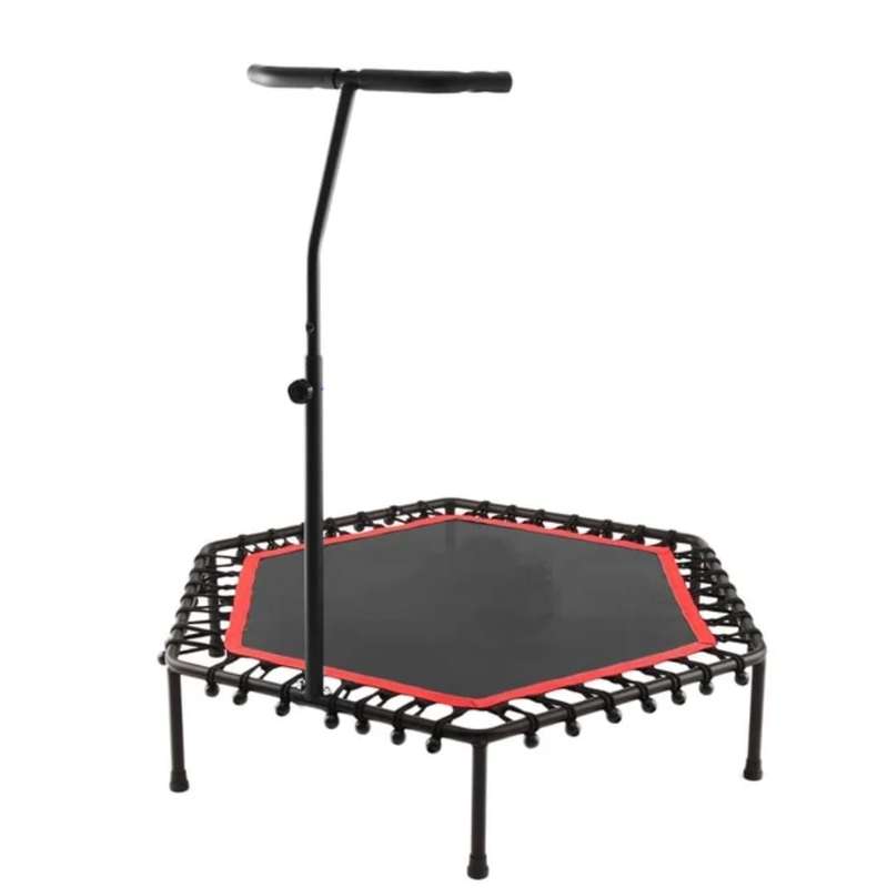 ZS -48 Inch Fitness Trampoline/Rebounder with Adjustable Handle - Green
