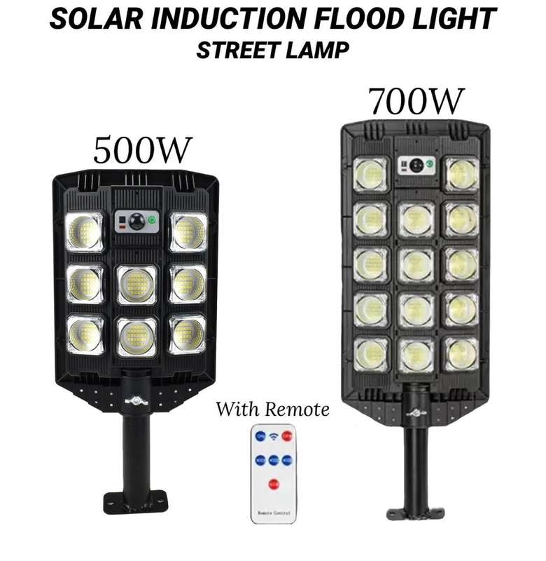ZS - Solar Induction Flood Light Street Lamp - 500W
