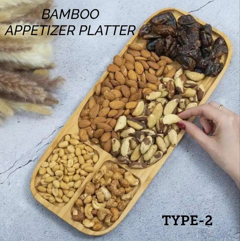 ZS - Bamboo Appetizer Platter - Type 2