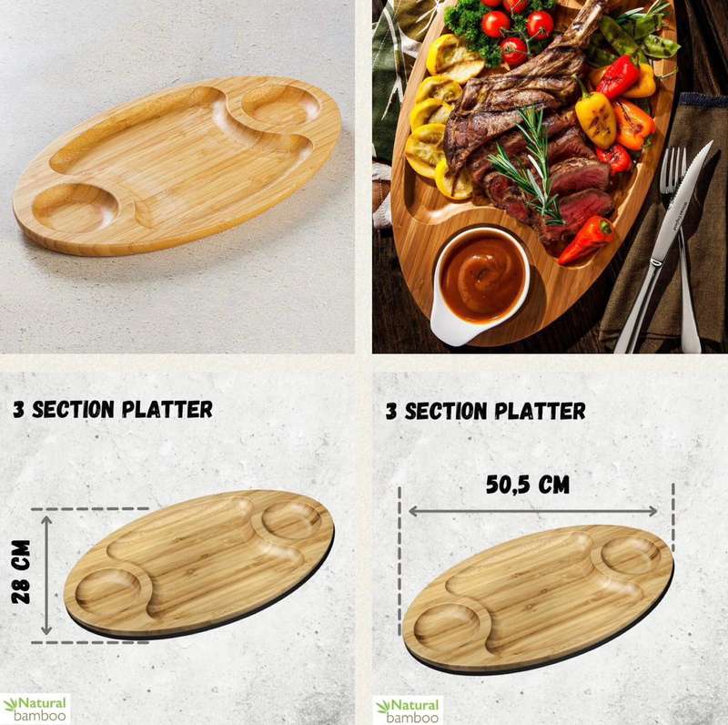ZS - Bamboo Appetizer Platter - Type 2