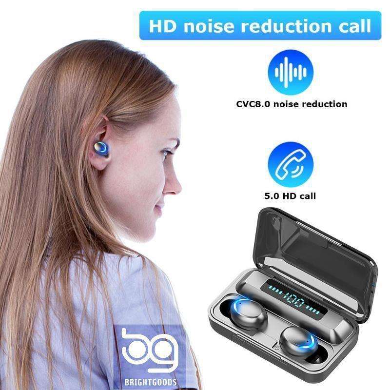ZS - Wireless Earbuds With Power Bank F9-5C