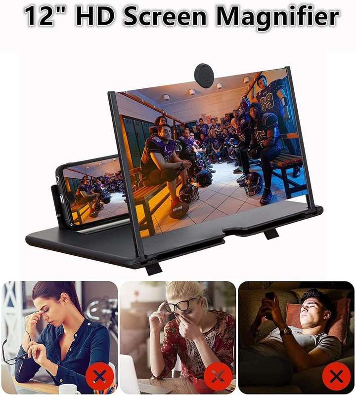 ZS - 12 HD SCREEN MAGNIFIER - Black