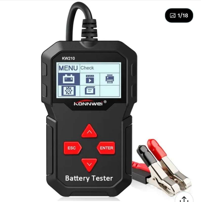 onwei KW210 12V Battery Tester