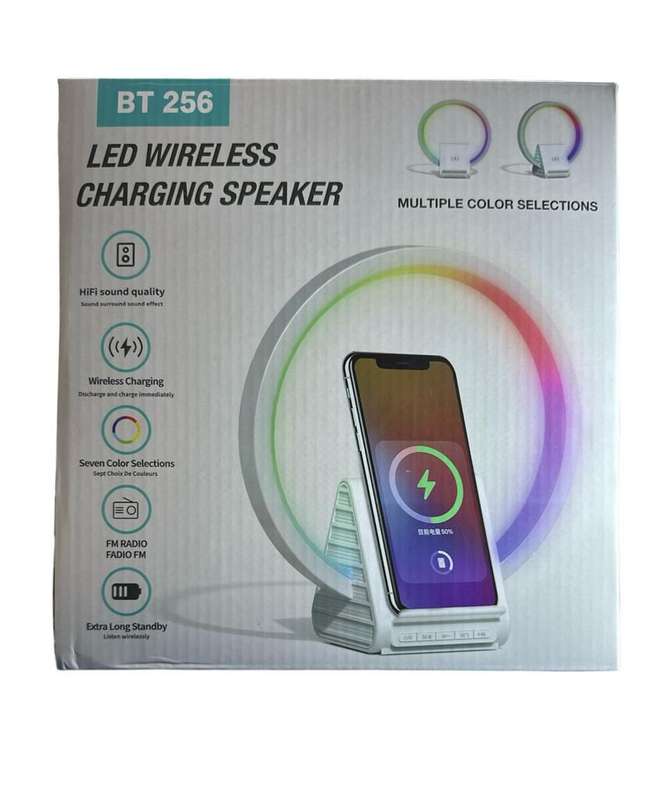 LED Wireless Charging Speaker Ring Light BT-256