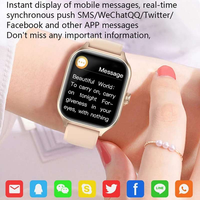 ZS - H9 Smart watch - Pink