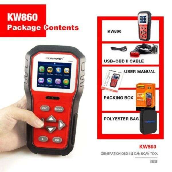 ZS - KONWEI KW860 Car Diagnostic Scan Tool