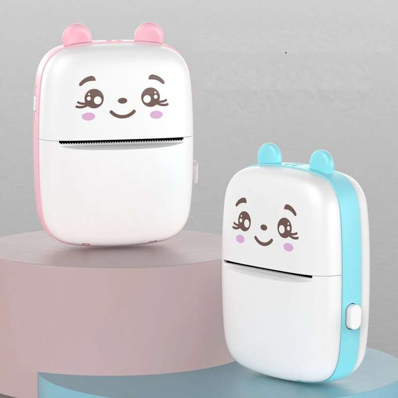 ZS - Wireless Mini Bluetooth Thermal Printer - Pink