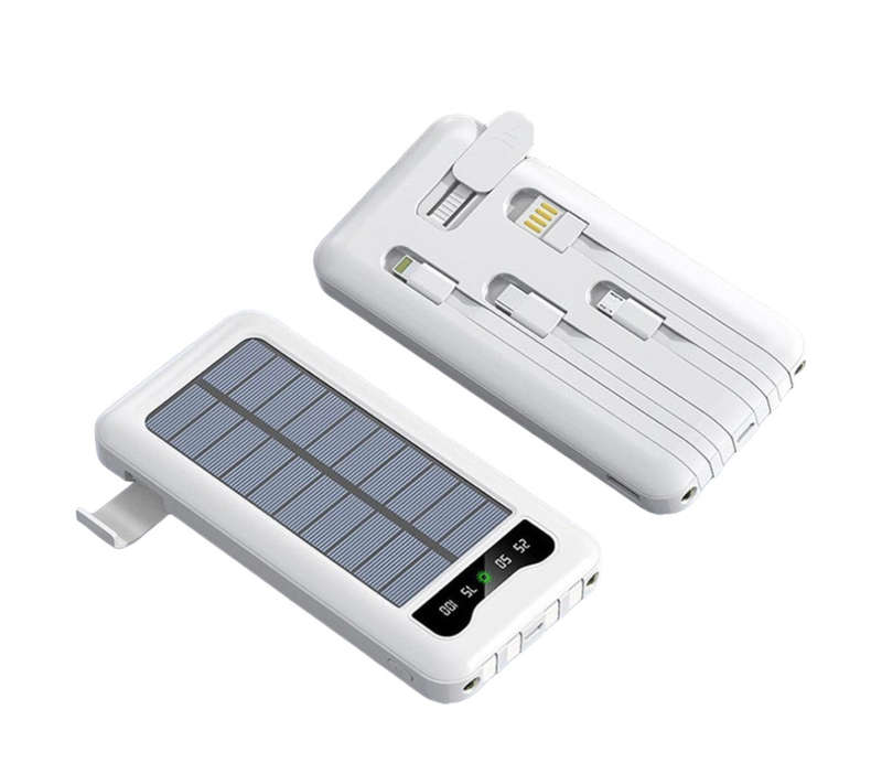 ZS - Solar Power Bank 10000mAh - White