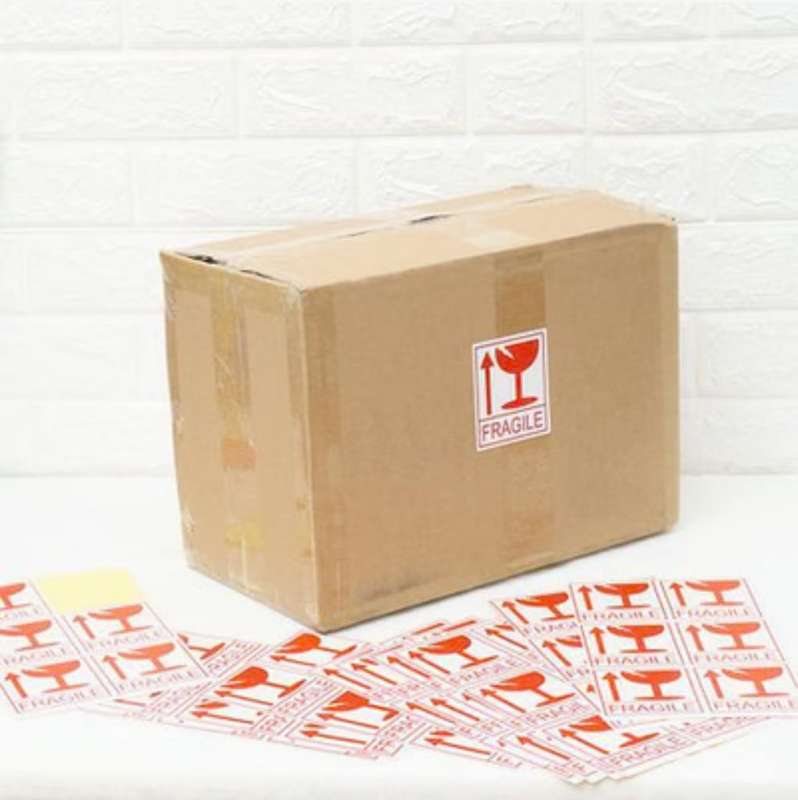 ZS - Fragile Sticker 8x7cm 200 Pack
