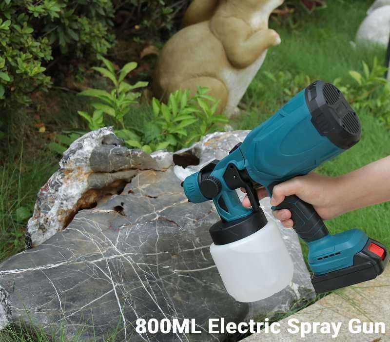 21V Cordless Portable and Powerful Brushless Paint Spray Gun