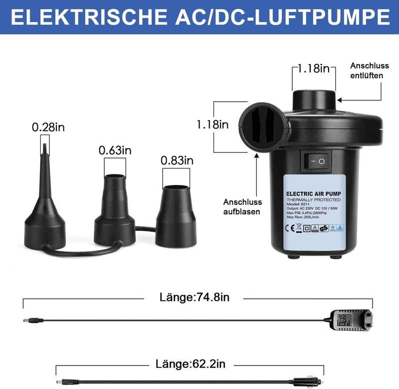 ZS - AC Two Way Electric Air Pump