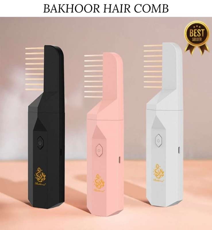 ZS - Bakhoor Hair Comb - Black