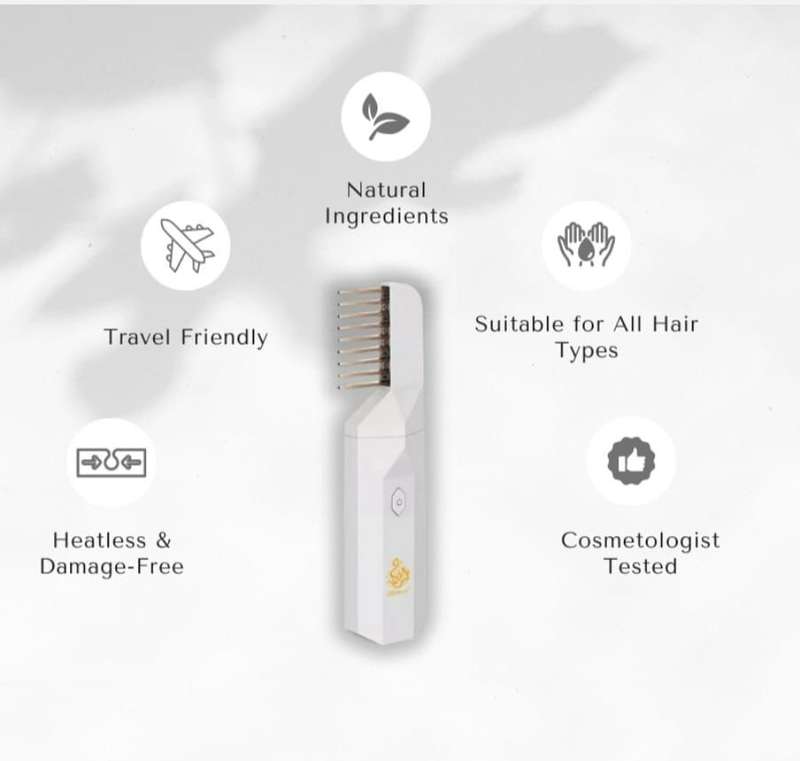 ZS - Bakhoor Hair Comb - Black