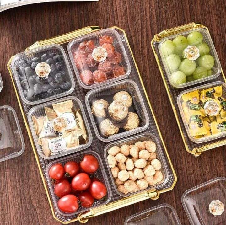 ZS - Condiment Bowl Set With Tray - 3pcs