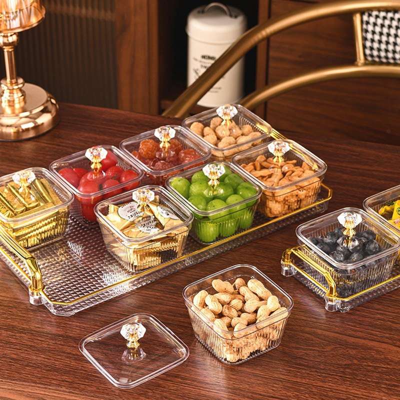 ZS - Condiment Bowl Set With Tray - 3pcs