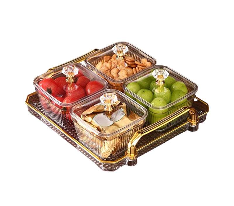 ZS - Condiment Bowl Set With Tray - 3pcs