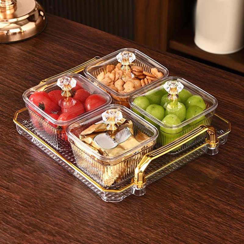 ZS - Condiment Bowl Set With Tray - 3pcs