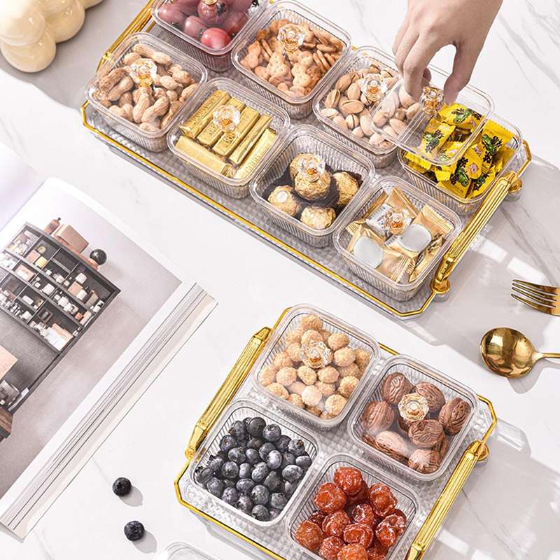 ZS - Condiment Bowl Set With Tray - 3pcs