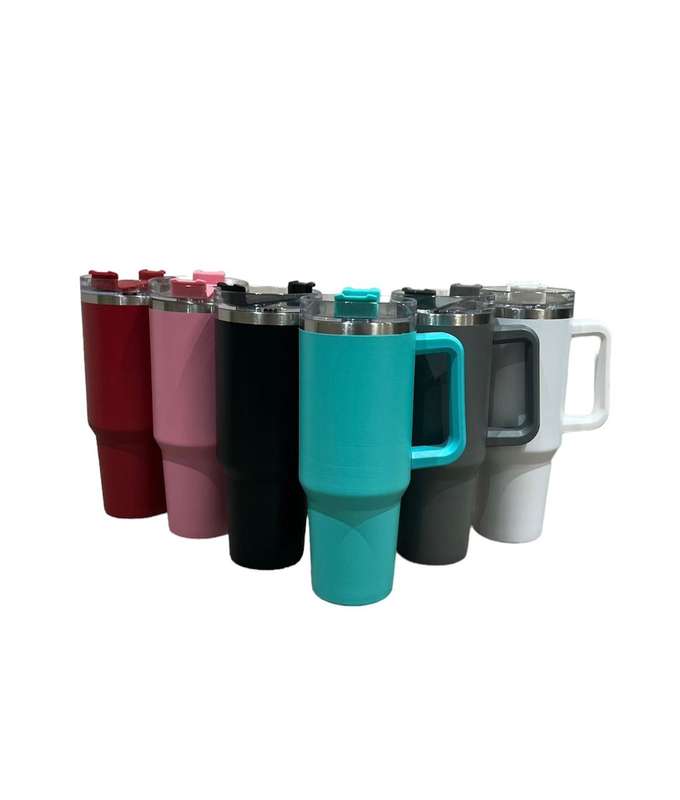 ZS - Insulated Travel Flask Quencher 40oz/1200ml - Gray