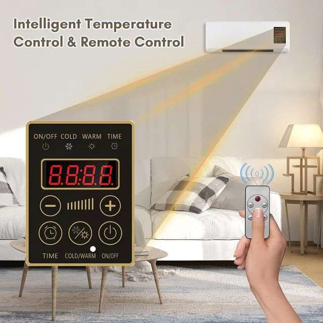 ZS - Wall Mount Heater/ Cooler - 49cm x 11.5cm x 19.5cm