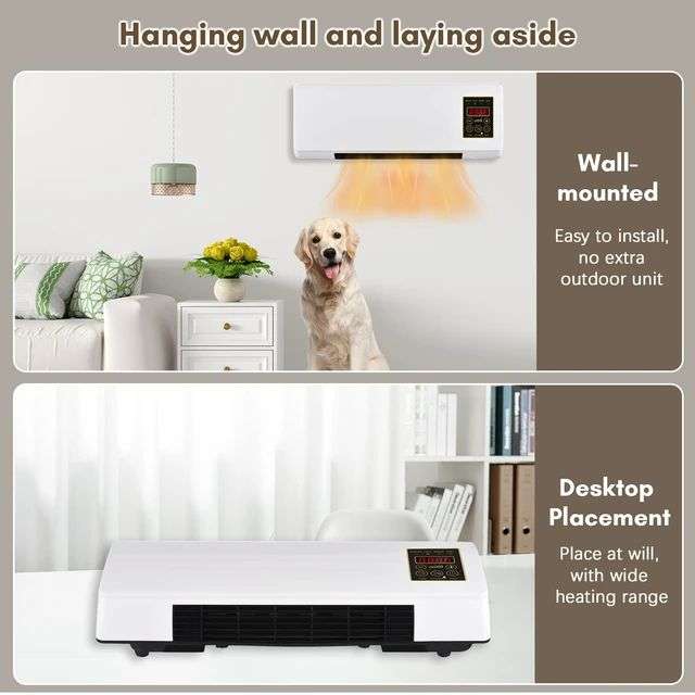ZS - Wall Mount Heater/ Cooler - 49cm x 11.5cm x 19.5cm