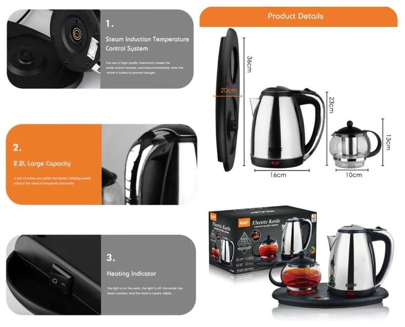 ZS - RAF ELECTRIC 2 KETTLE IN ONE