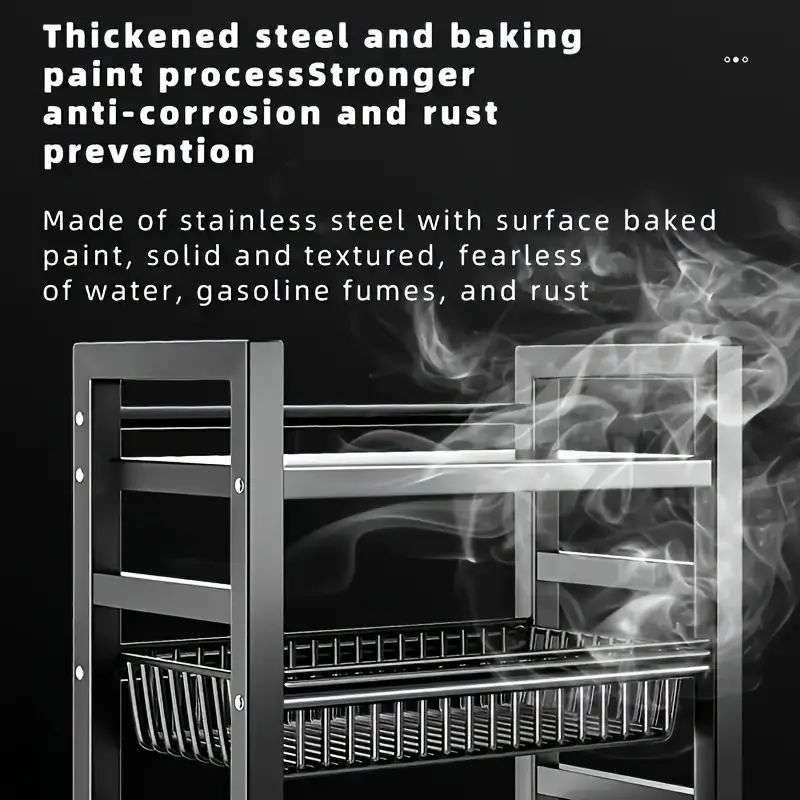 ZS - 4 Tier Multi Functional Storage Shelf - 120 x 32 x 134cm
