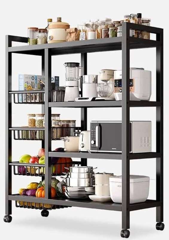 ZS - 4 Tier Multi Functional Storage Shelf - 120 x 32 x 134cm