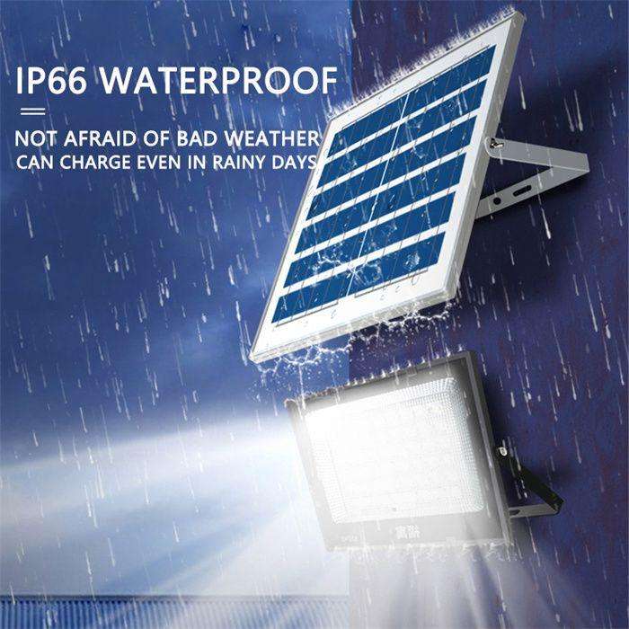 ZS - GD TIMES Solar Flood Light with Remote - 100W