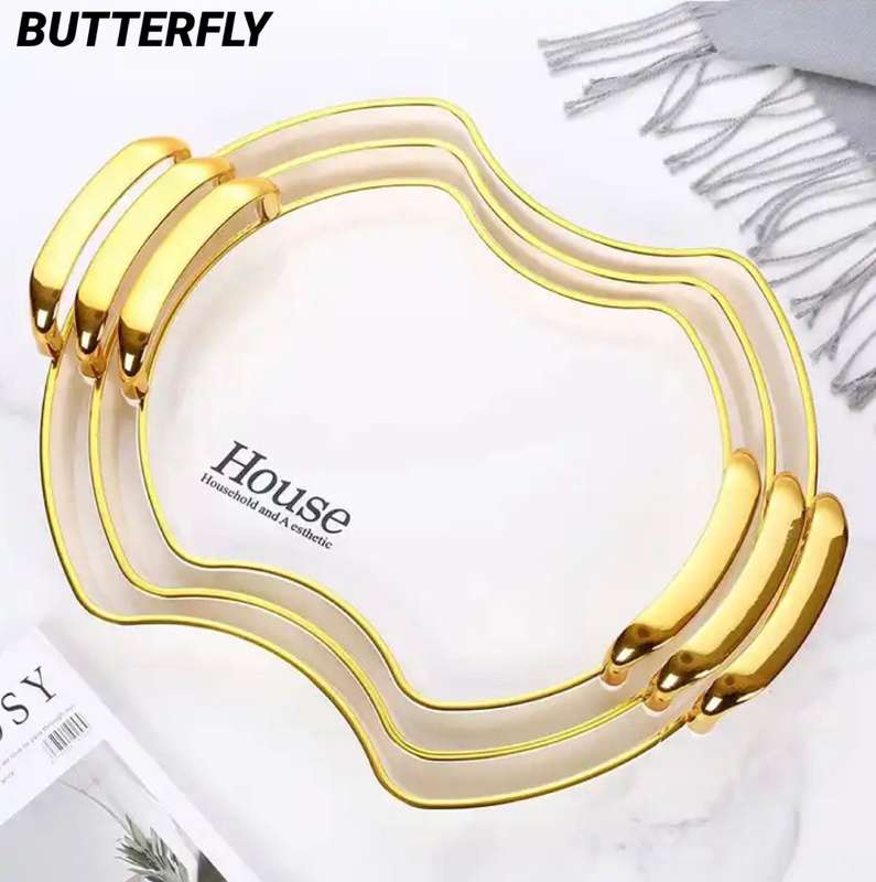 ZS - Multipurpose Tray Set 3pcs - Gold - ZigZag