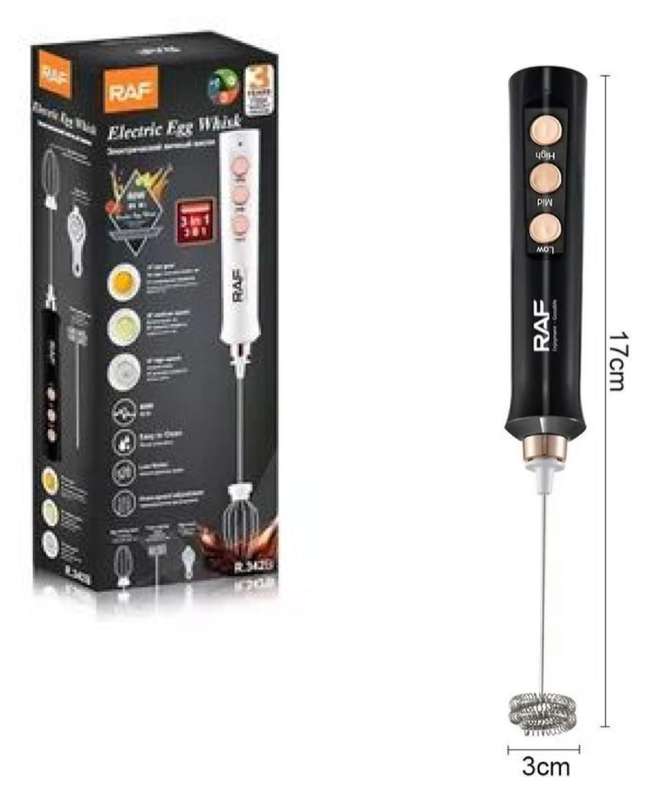 ZS - 3 in 1 Electric Rechargeable Egg Whisk/Milk Frother