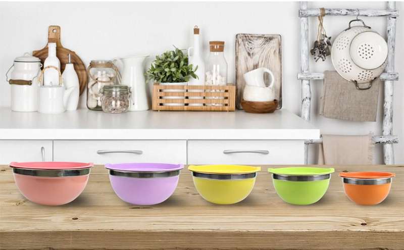 ZS - 5pcs Mixing & Storage Bowl Set