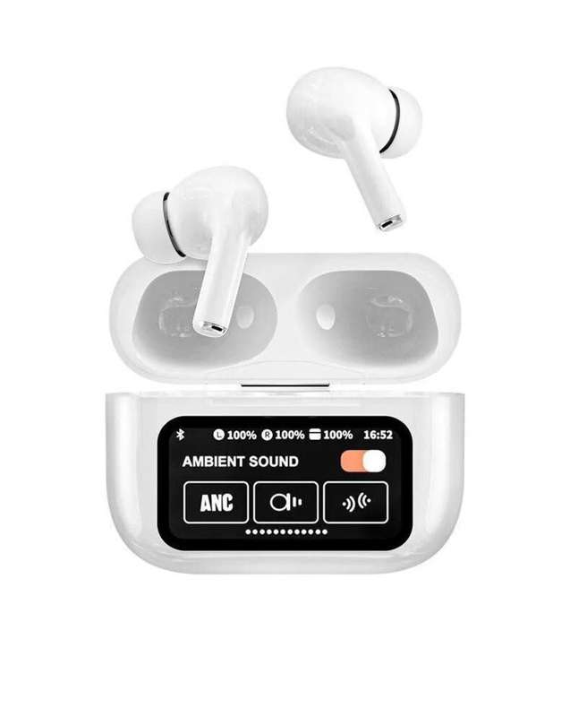 ZS - ANC/ENC Double Dark Noise Reduction Touch Control Earbuds - White
