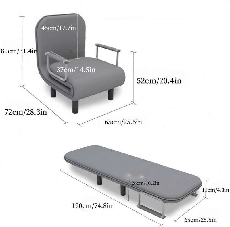 5 in 1 Folding Sofa Bed