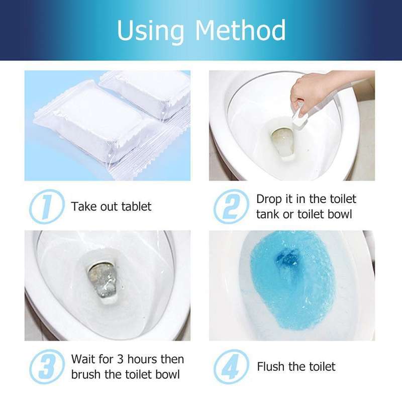 ZS - Toilet Cleaning C-Tablet - 10pcs Pack