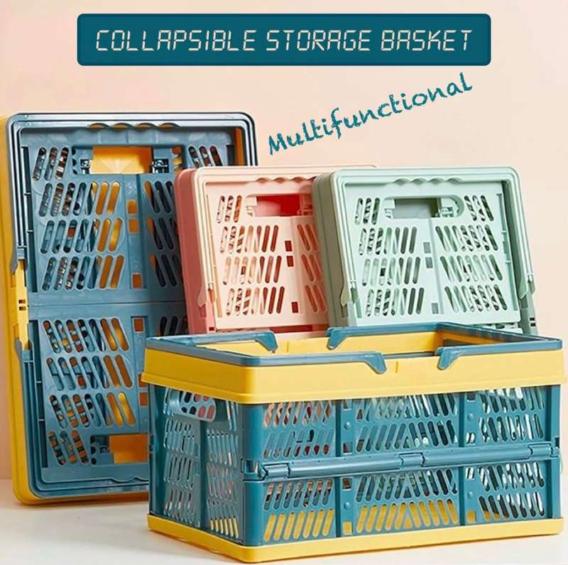 ZS - Multifunctional Collapsible Storage Basket - White