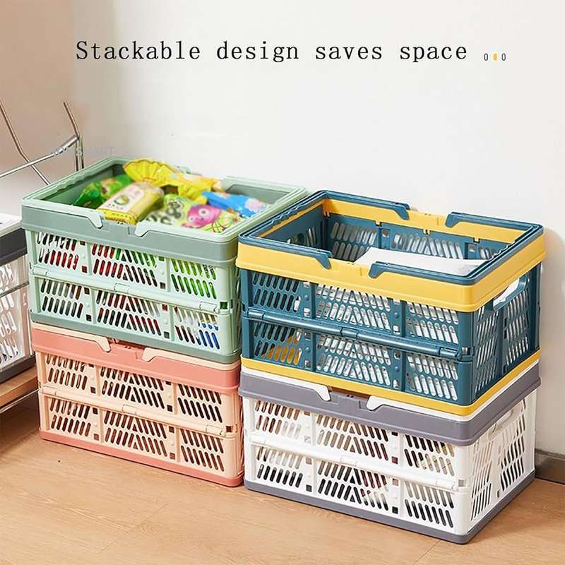 ZS - Multifunctional Collapsible Storage Basket - White