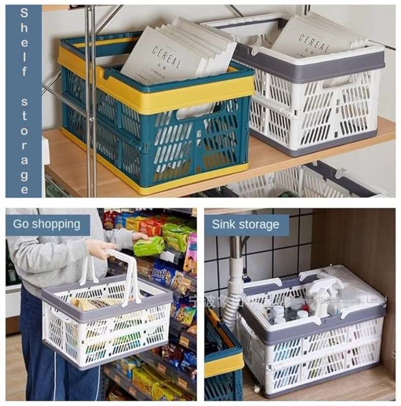 ZS - Multifunctional Collapsible Storage Basket - White