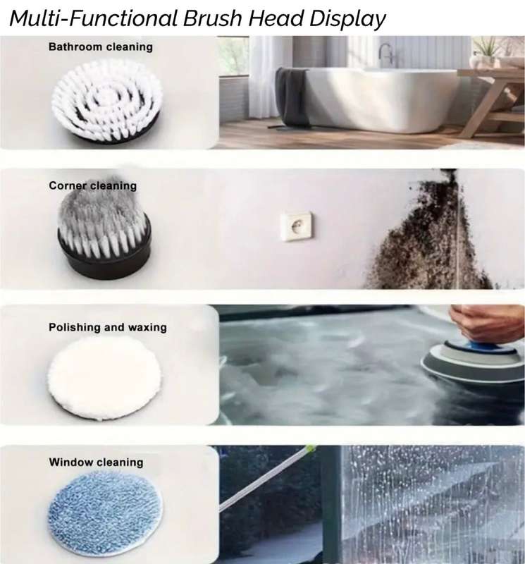 ZS - 5 in 1 Cordless Electric Cleaning Brush