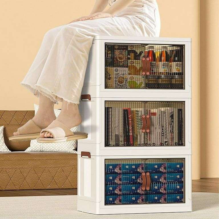 3 Tier Multipurpose Collapsible Storage Cabinet
