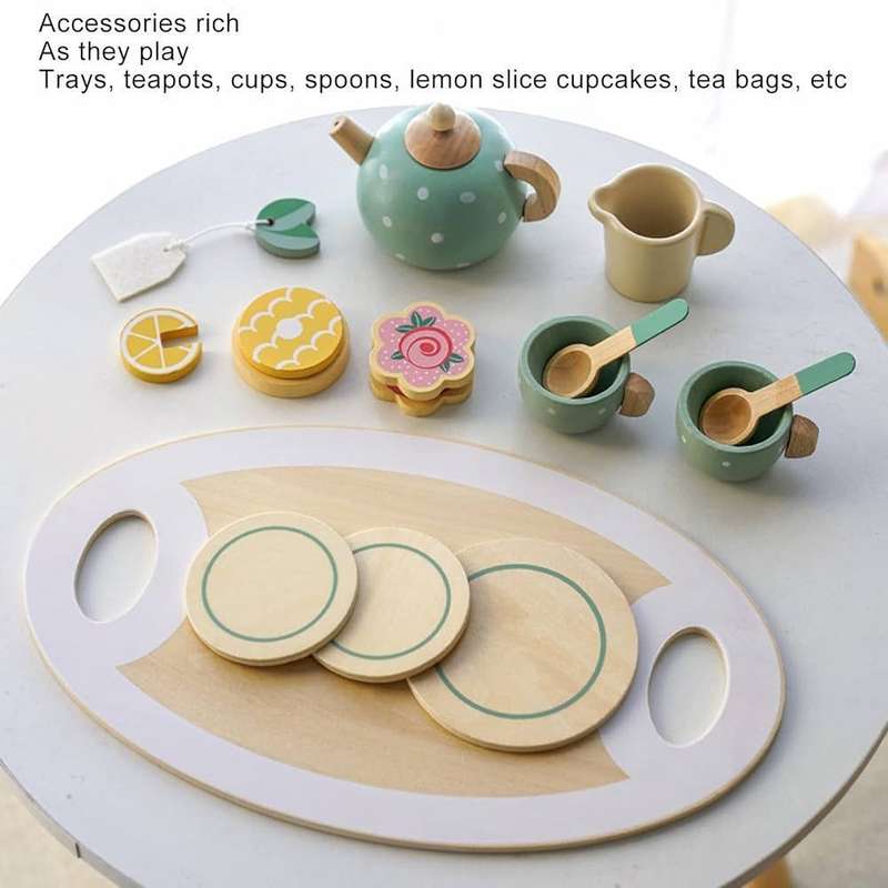 ZS - Kiddies Wooden Tea Set