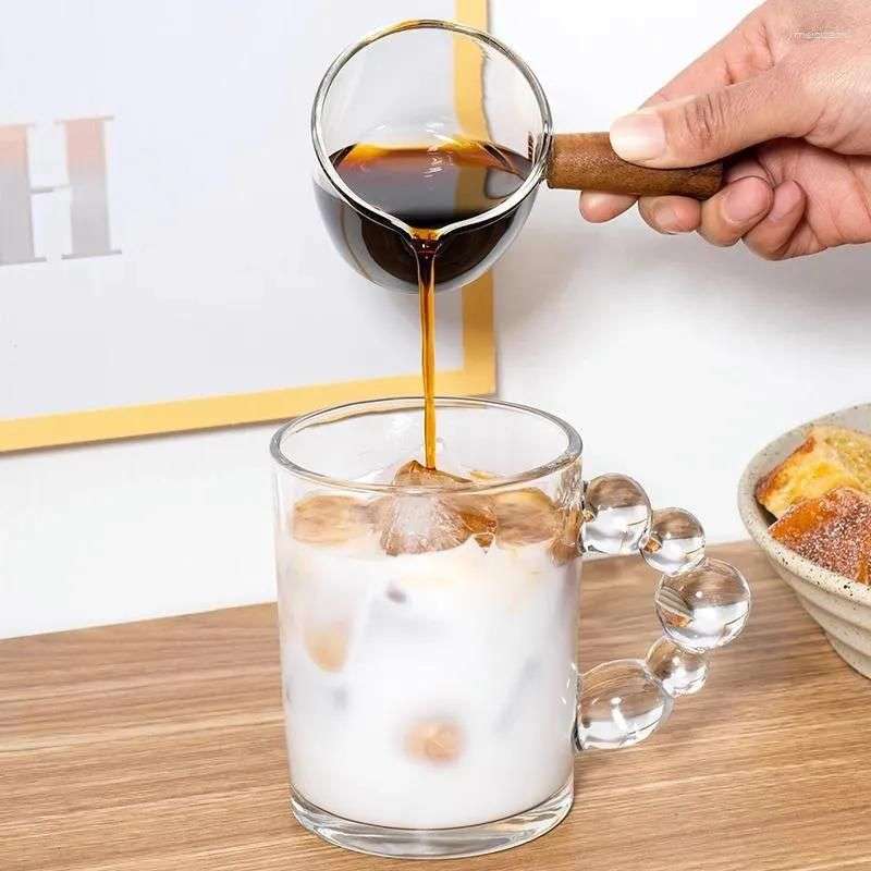 ZS - 6 Pcs Pearl Bubble Mug Set - Gold