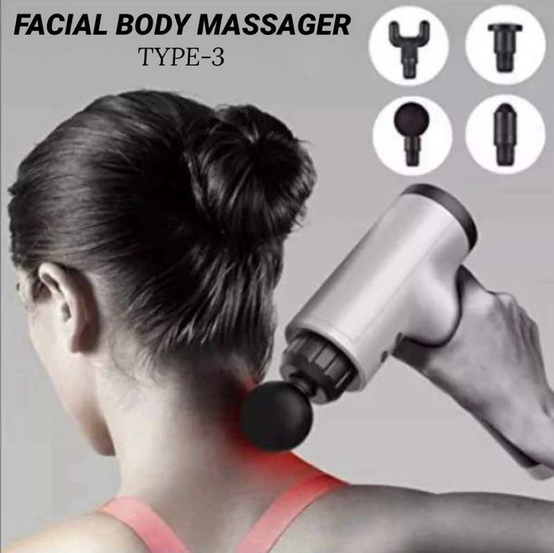 ZS - Facial Massage Gun - Rechargeable Type-3 - Black