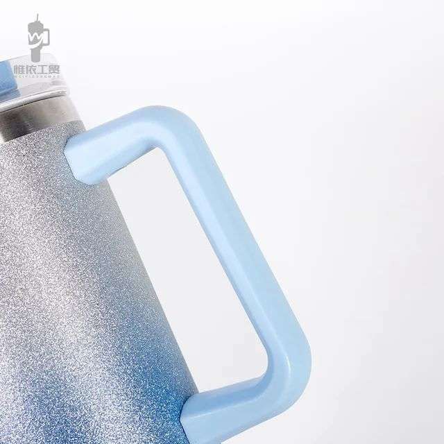 ZS - 1200ml Glittering Travel Tumbler Flask - Blue